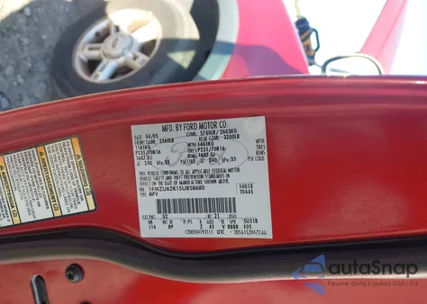 2005 Ford Explorer Xls/Xls Sport z USA, uszkodzony, nr VIN 1FMZU62K15UB58680